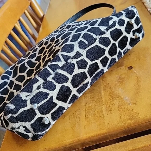 Kate Spade New York Leather Trimmed Animal Print Shoulder Bag - Picture 5 of 11